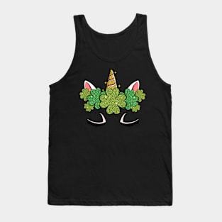 Happy St Patricks Day Unicorn Tank Top